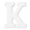 6 Pack: 9" White MDF Whimsy Letter by Make Market®